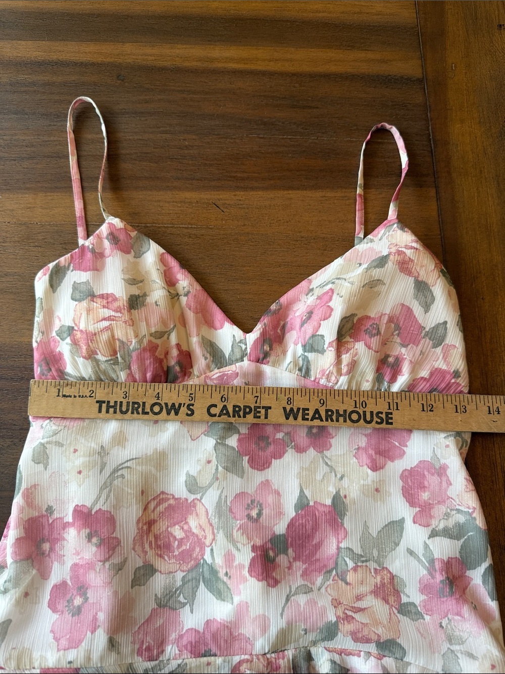 Hollister Pink Floral Chiffon Mini Dress Size XS - Picture 6 of 10
